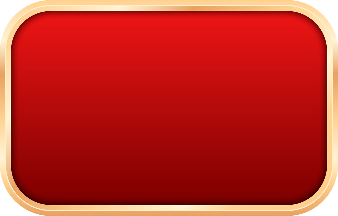 Red Button And Gold Border Frame